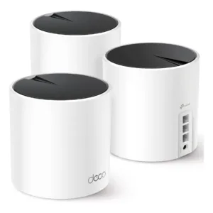 TP-Link Deco X55 AX3000 WiFi 6 Mesh System - Covers up to 6500 Sq.Ft, Replaces Wireless Router and Extender, 3 Gigabit Ports per Unit, Supports Ethernet Backhaul, Deco X55(3-Pack)